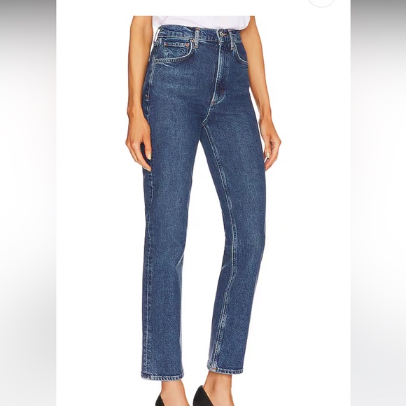 Agolde high rise stove pipe jeans - Picture 3 of 13